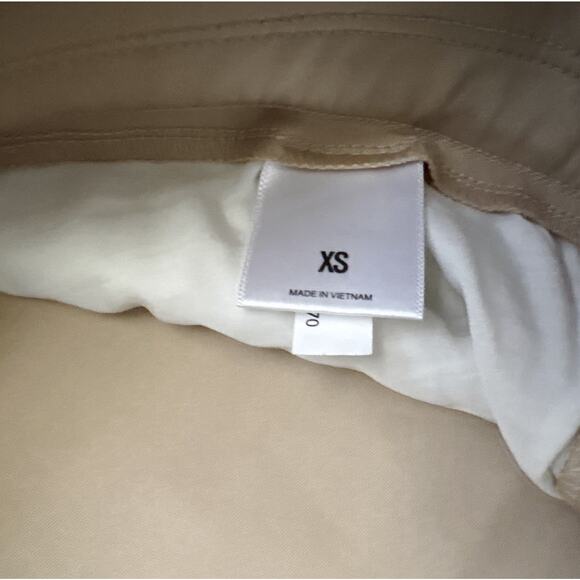 EXPRESS Womens Size XS Khaki Beige Pull On High Rise Tapered Cuffed Pants - Picture 6 of 7